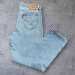 Levi's 560 2005 Comfort Baggy Grunge Skater Blue Denim Jeans Men's Size 36 x 33